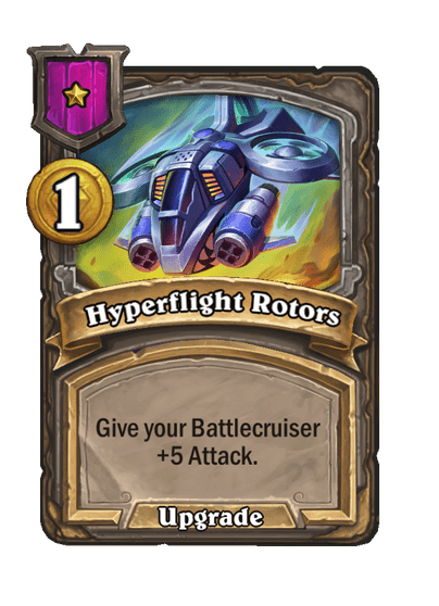 Hyperflight Rotors Hearthstone kártya