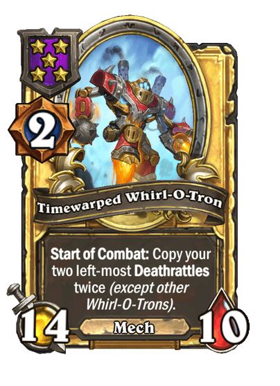 Timewarped Whirl-O-Tron Hearthstone kártya