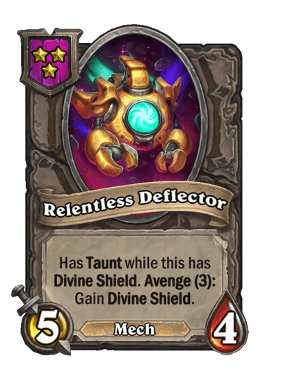 Relentless Deflector Hearthstone kártya