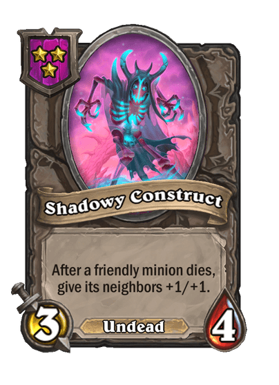 Shadowy Construct Hearthstone kártya