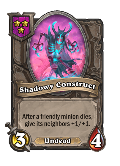 Shadowy Construct Hearthstone kártya