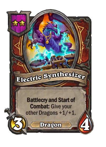 Electric Synthesizer Hearthstone kártya