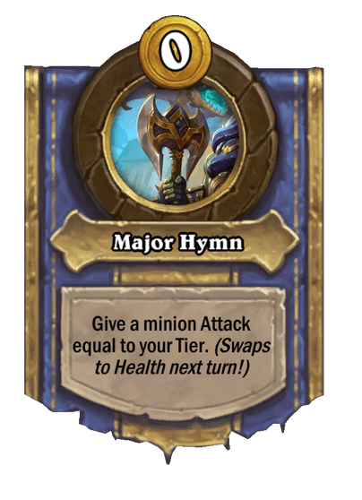 Major Hymn Hearthstone kártya