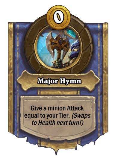 Major Hymn Hearthstone kártya