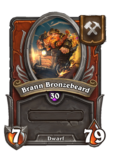 Brann Bronzebeard Hearthstone kártya