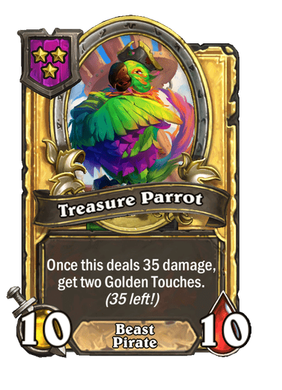 Treasure Parrot Hearthstone kártya