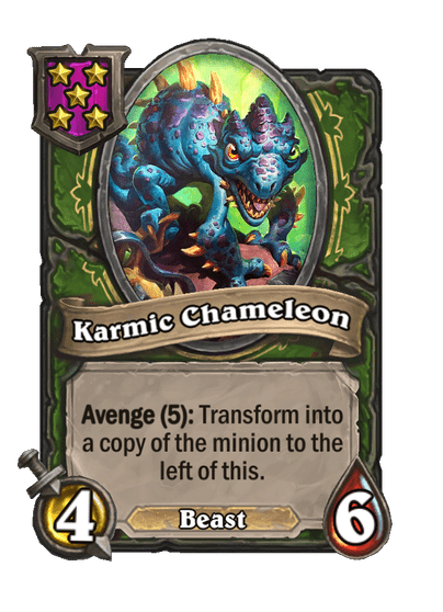 Karmic Chameleon Hearthstone kártya