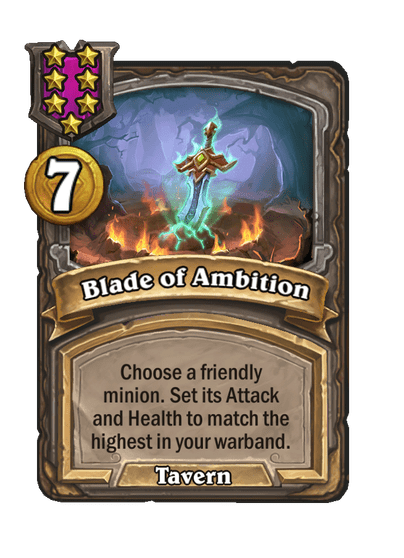 Blade of Ambition Hearthstone kártya