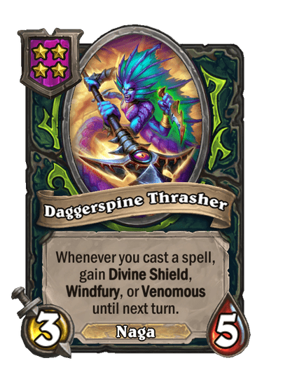 Daggerspine Thrasher Hearthstone kártya
