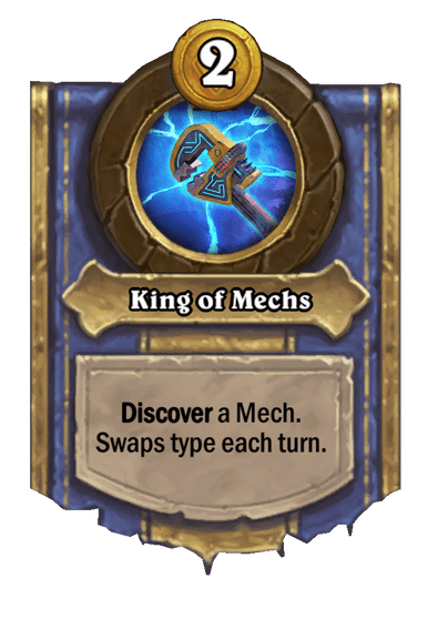 King of Mechs Hearthstone kártya