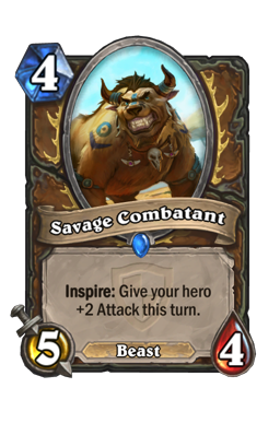 Savage Combatant Hearthstone kártya