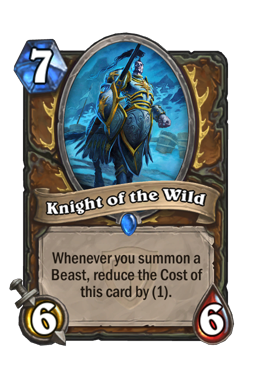 Knight of the Wild Hearthstone kártya
