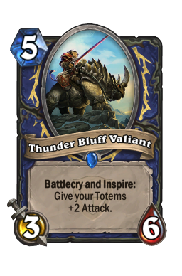 Thunder Bluff Valiant Hearthstone kártya