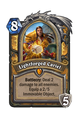 Lightforged Cariel Hearthstone kártya