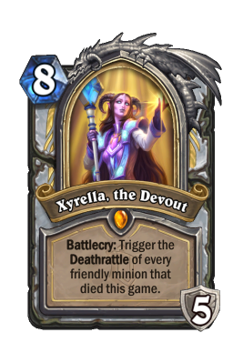 Xyrella, the Devout Hearthstone kártya