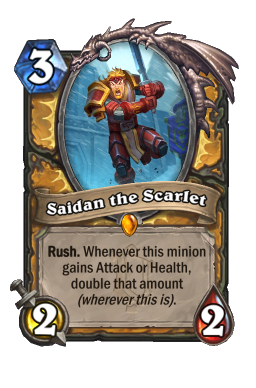Saidan the Scarlet Hearthstone kártya