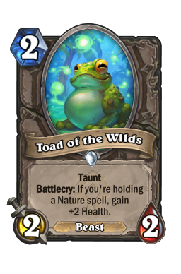 Toad of the Wilds Hearthstone kártya