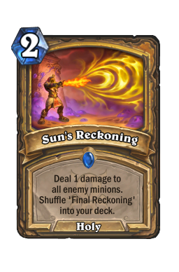 Sun's Reckoning