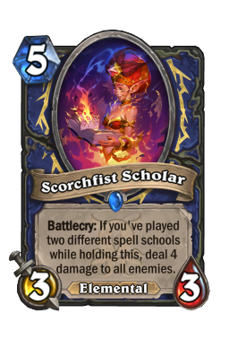Scorchfist Scholar