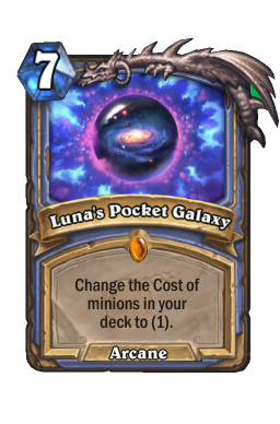 Luna's Pocket Galaxy Hearthstone kártya