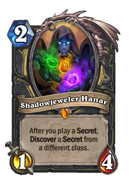 Shadowjeweler Hanar Hearthstone kártya