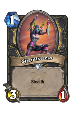 Spymistress Hearthstone kártya