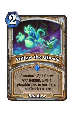 Follow the Ghosts