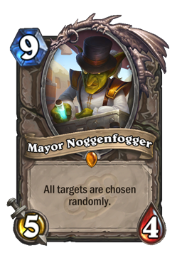 Mayor Noggenfogger Hearthstone kártya
