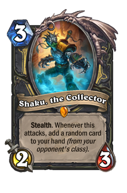Shaku, the Collector Hearthstone kártya