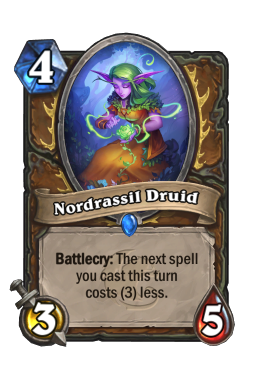 Nordrassil Druid Hearthstone kártya