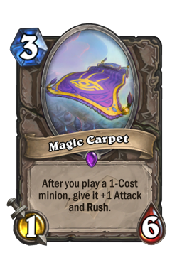 Magic Carpet Hearthstone kártya