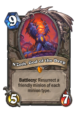 N'Zoth, God of the Deep Hearthstone kártya
