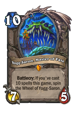 Yogg-Saron, Master of Fate Hearthstone kártya