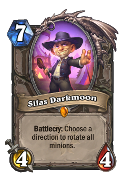 Silas Darkmoon Hearthstone kártya