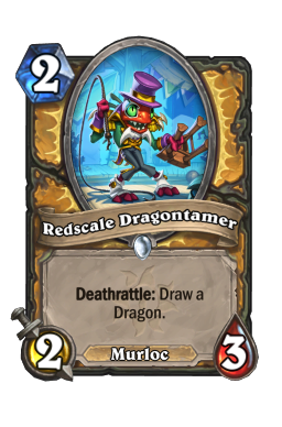 Redscale Dragontamer Hearthstone kártya
