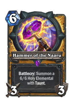 Hammer of the Naaru Hearthstone kártya