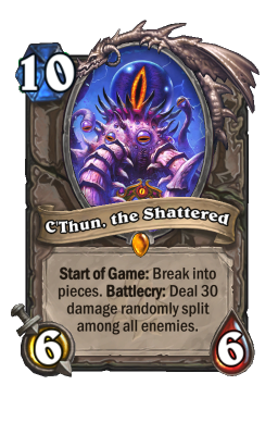 C'Thun, the Shattered Hearthstone kártya