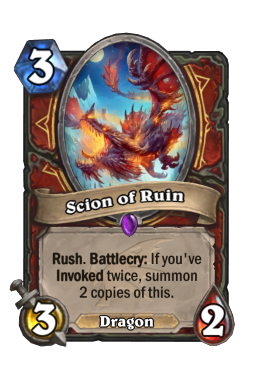 Scion of Ruin Hearthstone kártya