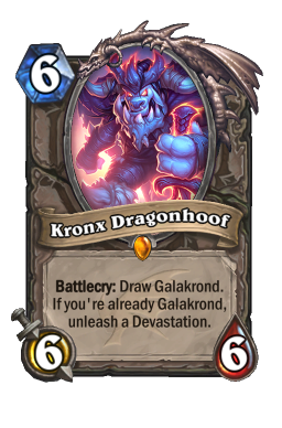 Kronx Dragonhoof Hearthstone kártya