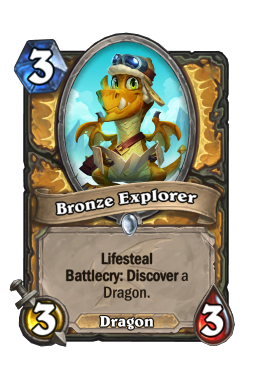 Bronze Explorer Hearthstone kártya