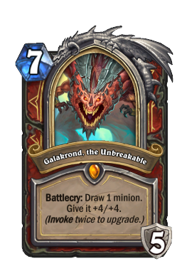 Galakrond the Unbreakable Hearthstone kártya