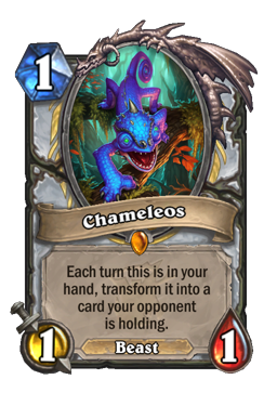 Chameleos Hearthstone kártya