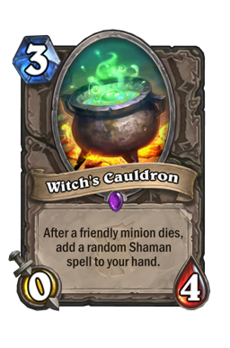 Witch's Cauldron Hearthstone kártya