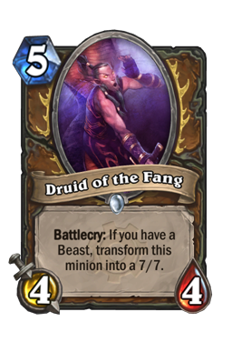 Druid of the Fang Hearthstone kártya