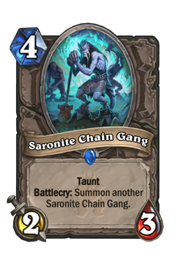 Saronite Chain Gang Hearthstone kártya