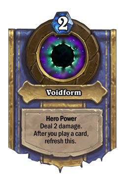 Voidform Hearthstone kártya