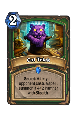 Cat Trick Hearthstone kártya
