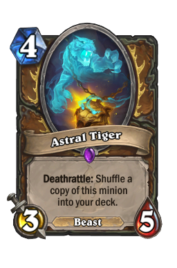 Astral Tiger Hearthstone kártya