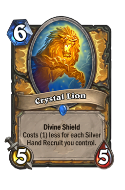 Crystal Lion Hearthstone kártya