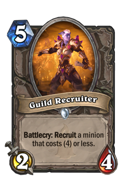 Guild Recruiter Hearthstone kártya
